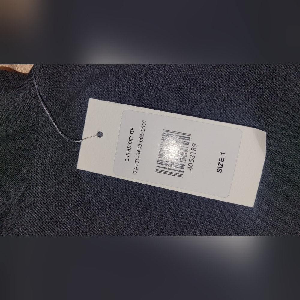 NWT Fashion To Figure Women's Black Cold Shoulder Top - Picture 6 of 7